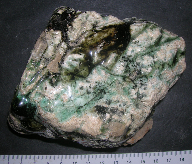 glass-coated cobble Chiemgau impact